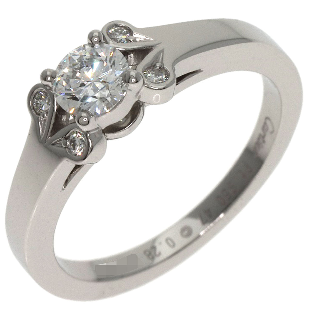 CARTIER Ballerina Diamond #47 Ring Platinum PT950 Ladies [Used]