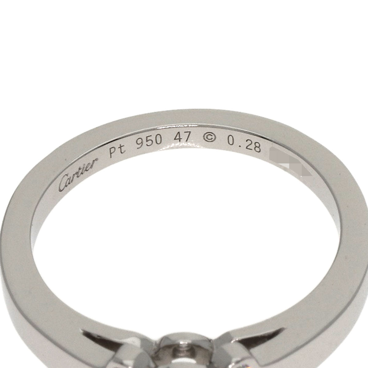 CARTIER Ballerina Diamond #47 Ring Platinum PT950 Ladies [Used]