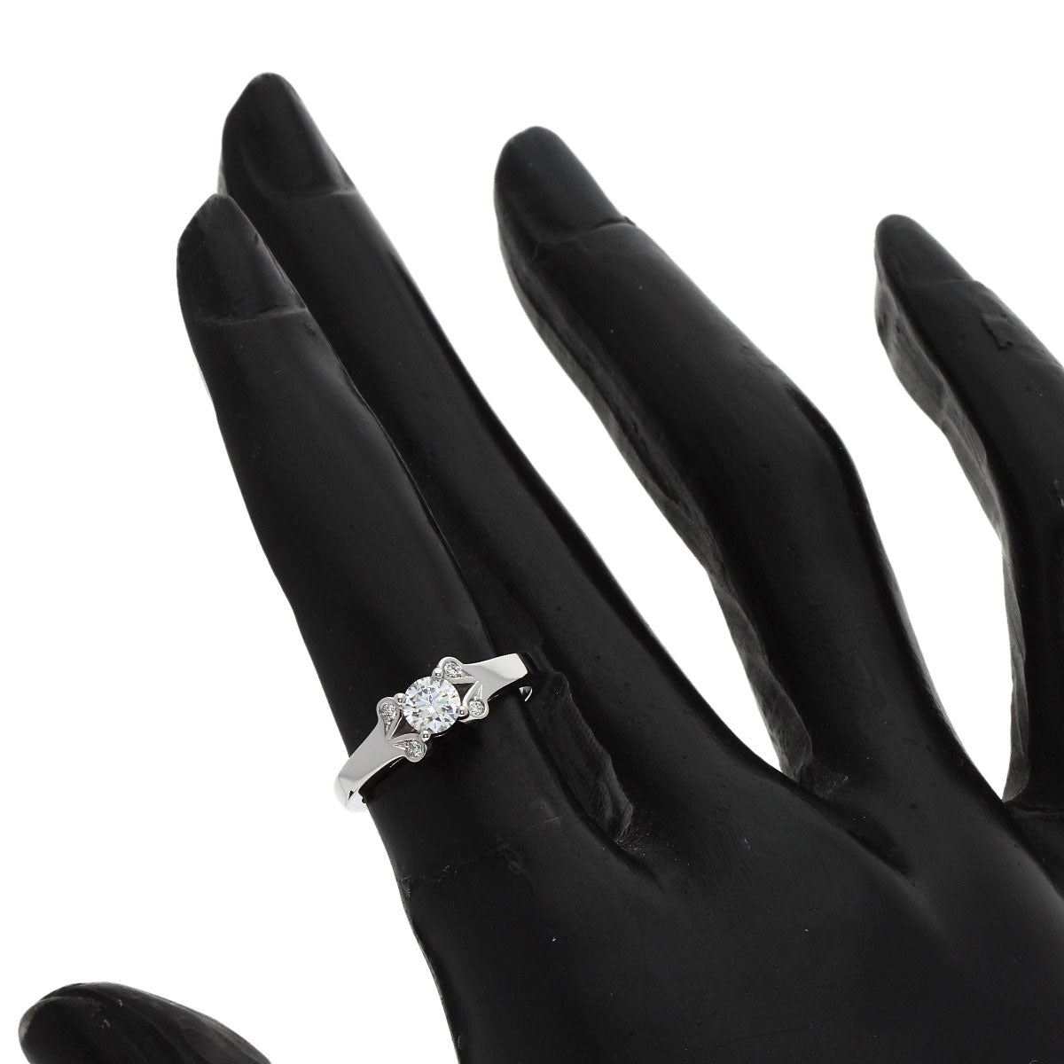 CARTIER Ballerina Diamond #47 Ring Platinum PT950 Ladies [Used]