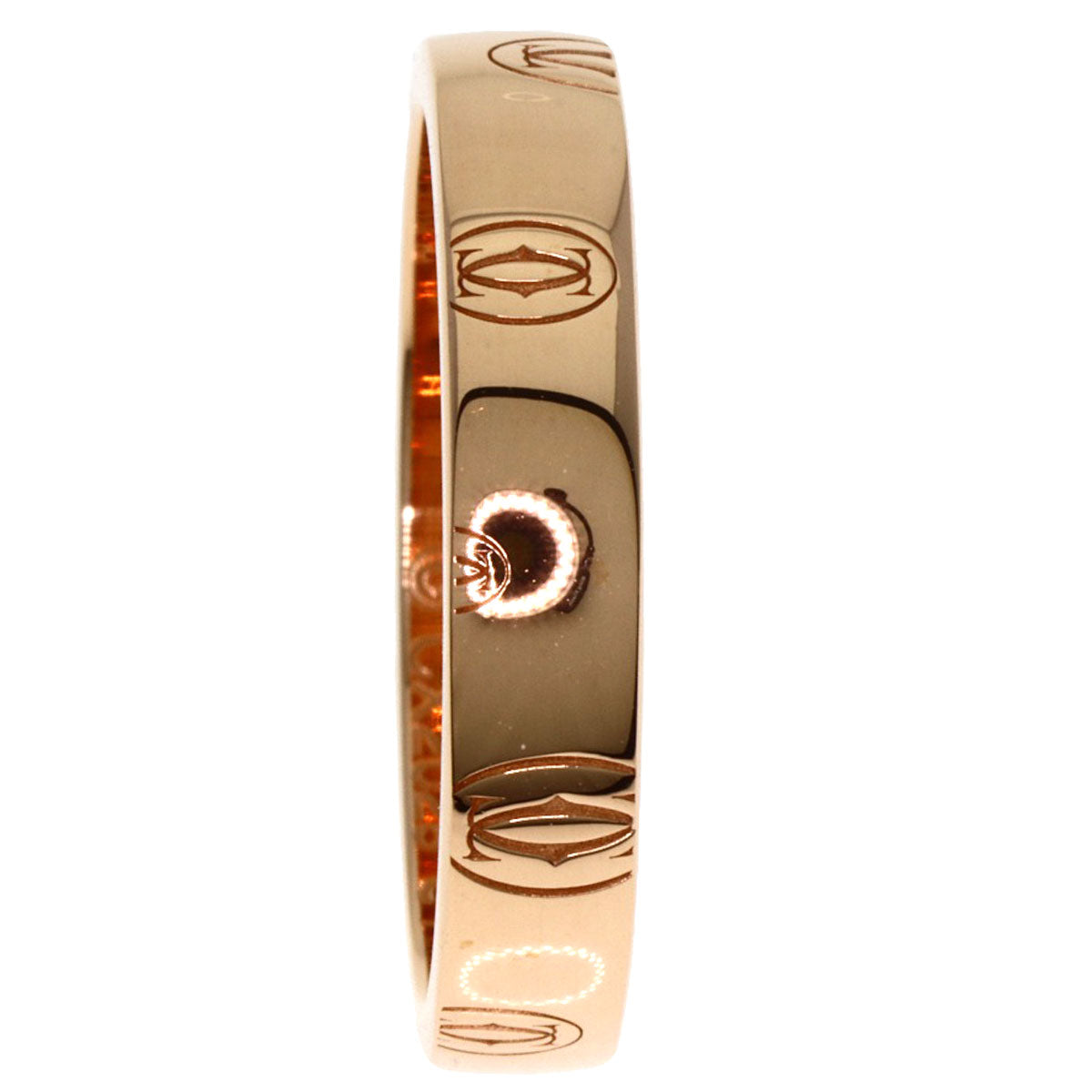 CARTIER   Happy Birthday #55 Ring  K18 Pink Gold Ladies [Used]
