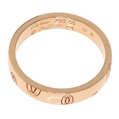 CARTIER   Happy Birthday #55 Ring  K18 Pink Gold Ladies [Used]