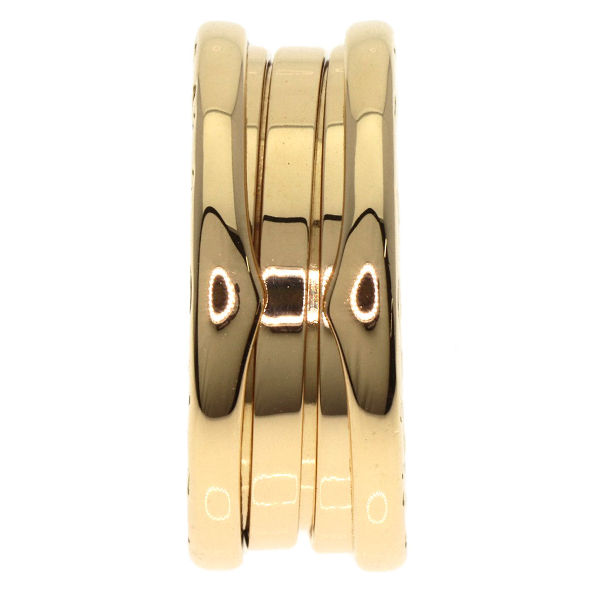 BVLGARI B.zero1 3 band #54 Ring K18 Yellow Gold Ladies [Used]