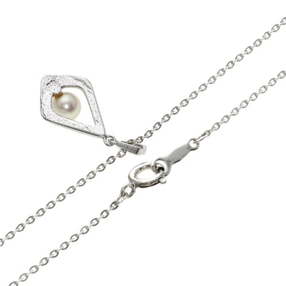 MIKIMOTO Pearl Pearl Necklace Silver Ladies [Used]