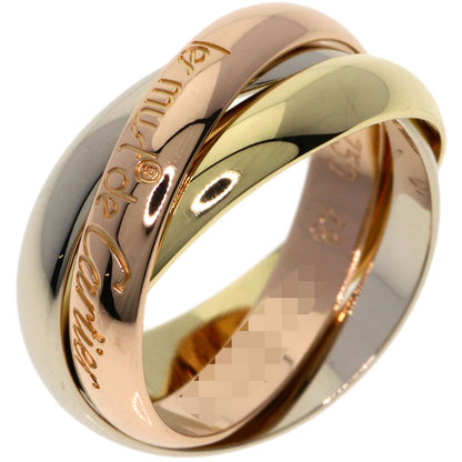 CARTIER Trinity #48 Ring K18 Yellow Gold 18K Pink GoldLadies [Used]