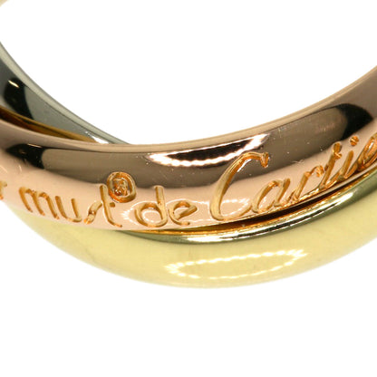 CARTIER Trinity #48 Ring K18 Yellow Gold 18K Pink GoldLadies [Used]