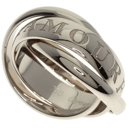 CARTIER   Trinity 1998 Christmas Limited #52 Ring  K18 White Gold Ladies [Used]