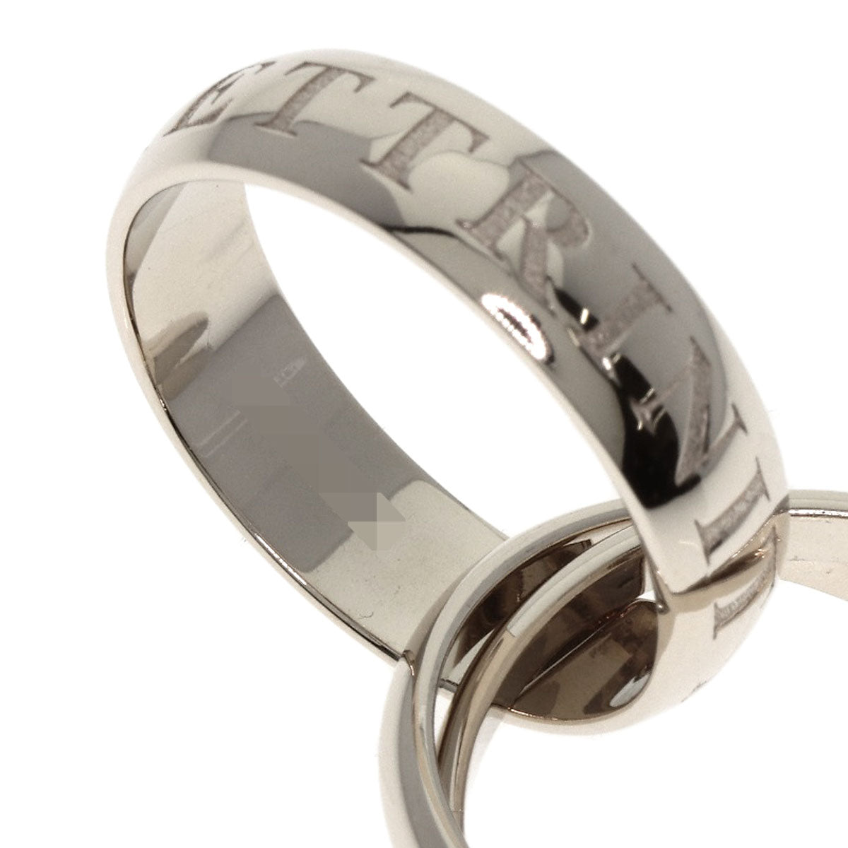 CARTIER   Trinity 1998 Christmas Limited #52 Ring  K18 White Gold Ladies [Used]