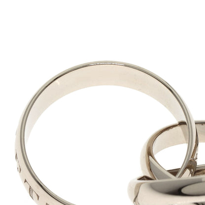 CARTIER   Trinity 1998 Christmas Limited #52 Ring  K18 White Gold Ladies [Used]