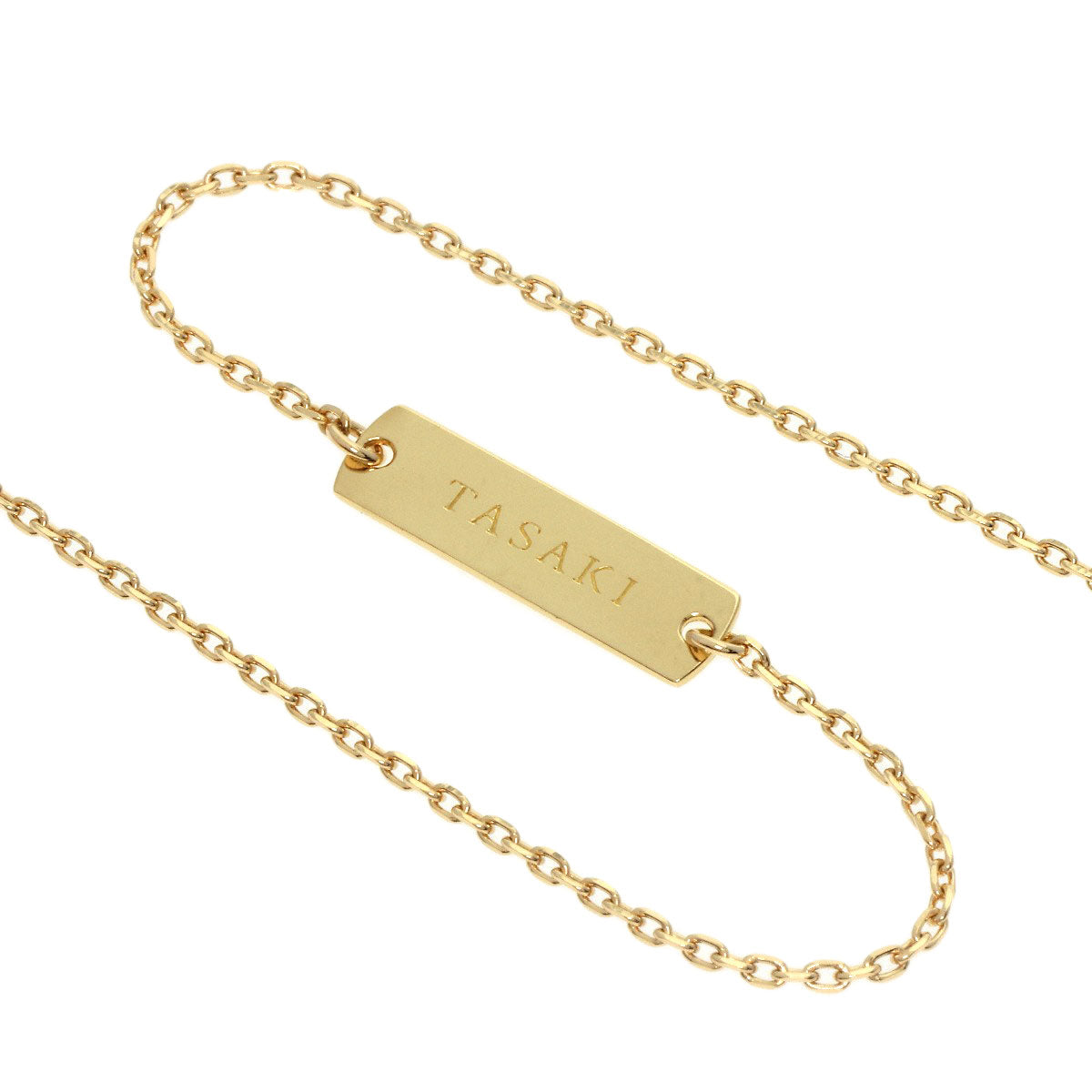 TASAKI Balance Plus Akoya Pearl Long Chain Necklace K18 Yellow Gold Ladies [Used]