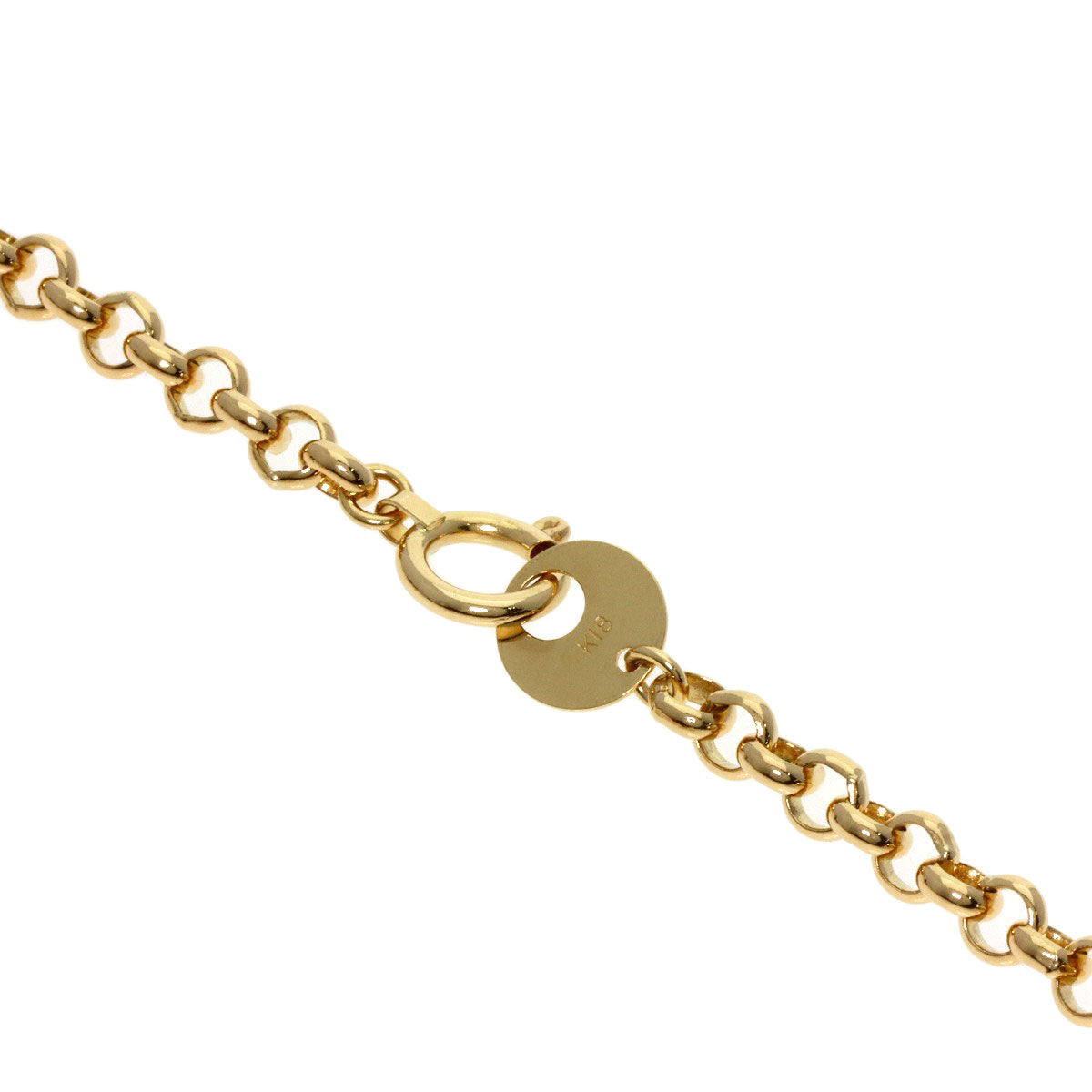 Onyx Citrin Prefeet Necklace K18 Yellow Gold 52g　Ladies