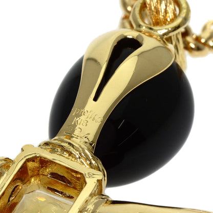 Onyx Citrin Prefeet Necklace K18 Yellow Gold 52g　Ladies