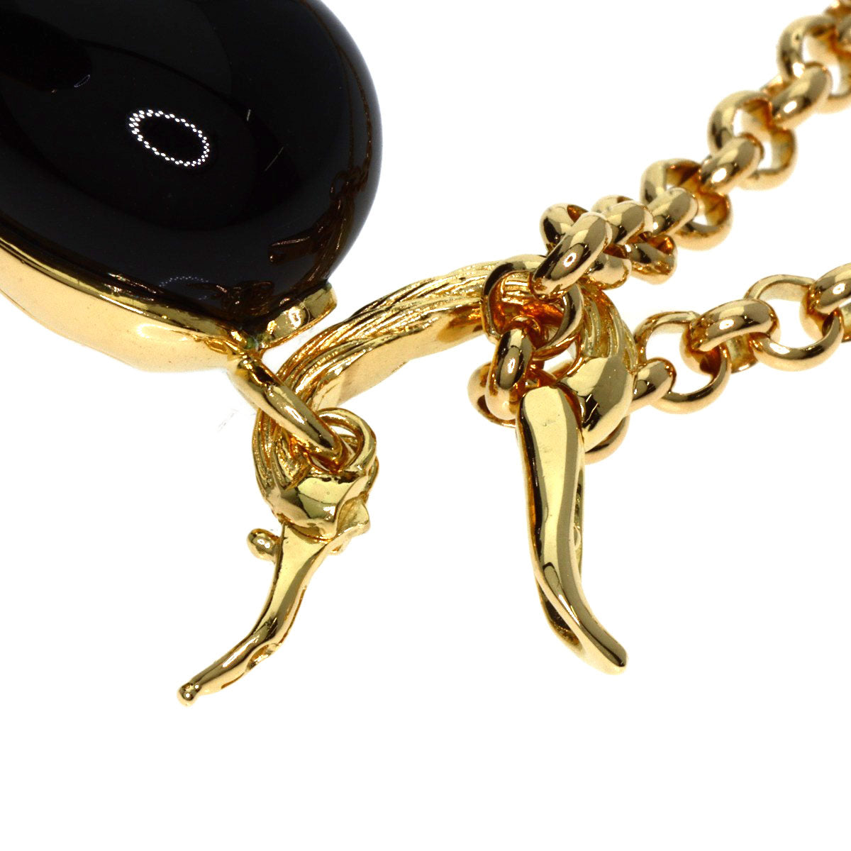 Onyx Citrin Prefeet Necklace K18 Yellow Gold 52g　Ladies