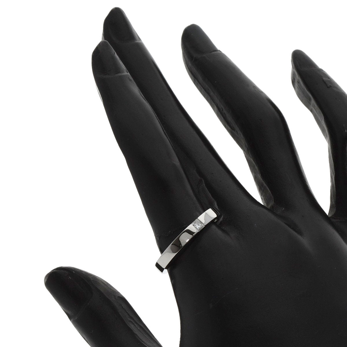 HARRY WINSTON   Wedding Ring Princess Cut Diamond Ring  Platinum PT950 Ladies [Used]