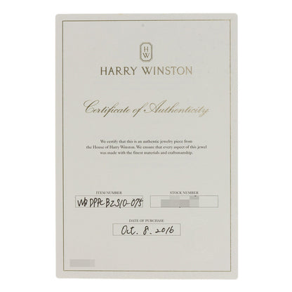 HARRY WINSTON   Wedding Ring Princess Cut Diamond Ring  Platinum PT950 Ladies [Used]