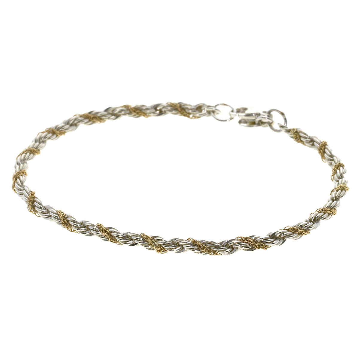 TIFFANY&Co. Screw Twist Chain Bracelet K18 Yellow Gold SVLadies [Used]