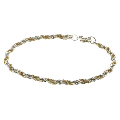 TIFFANY&Co. Screw Twist Chain Bracelet K18 Yellow Gold SVLadies [Used]