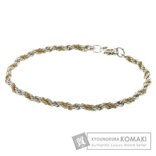 TIFFANY&Co. Screw Twist Chain Bracelet K18 Yellow Gold SVLadies [Used]