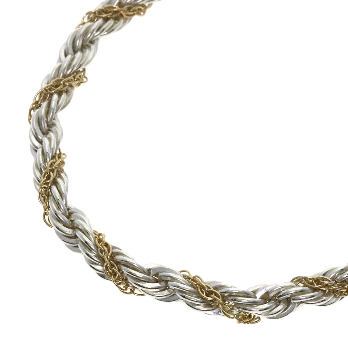 TIFFANY&Co. Screw Twist Chain Bracelet K18 Yellow Gold SVLadies [Used]