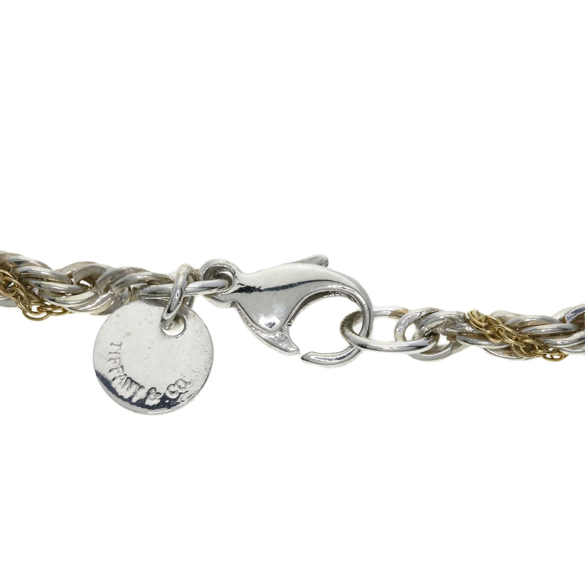 TIFFANY&Co. Screw Twist Chain Bracelet K18 Yellow Gold SVLadies [Used]