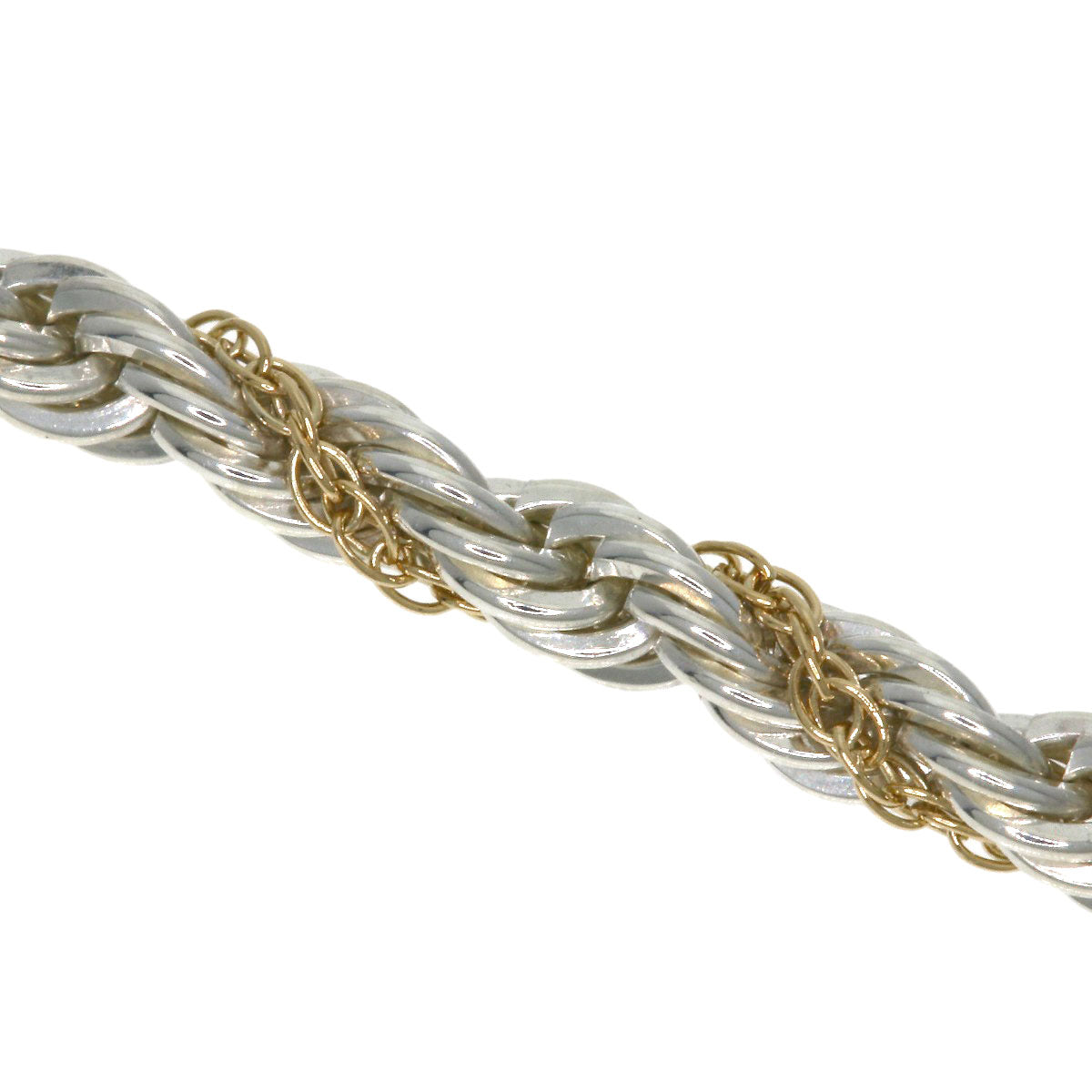 TIFFANY&Co. Screw Twist Chain Bracelet K18 Yellow Gold SVLadies [Used]