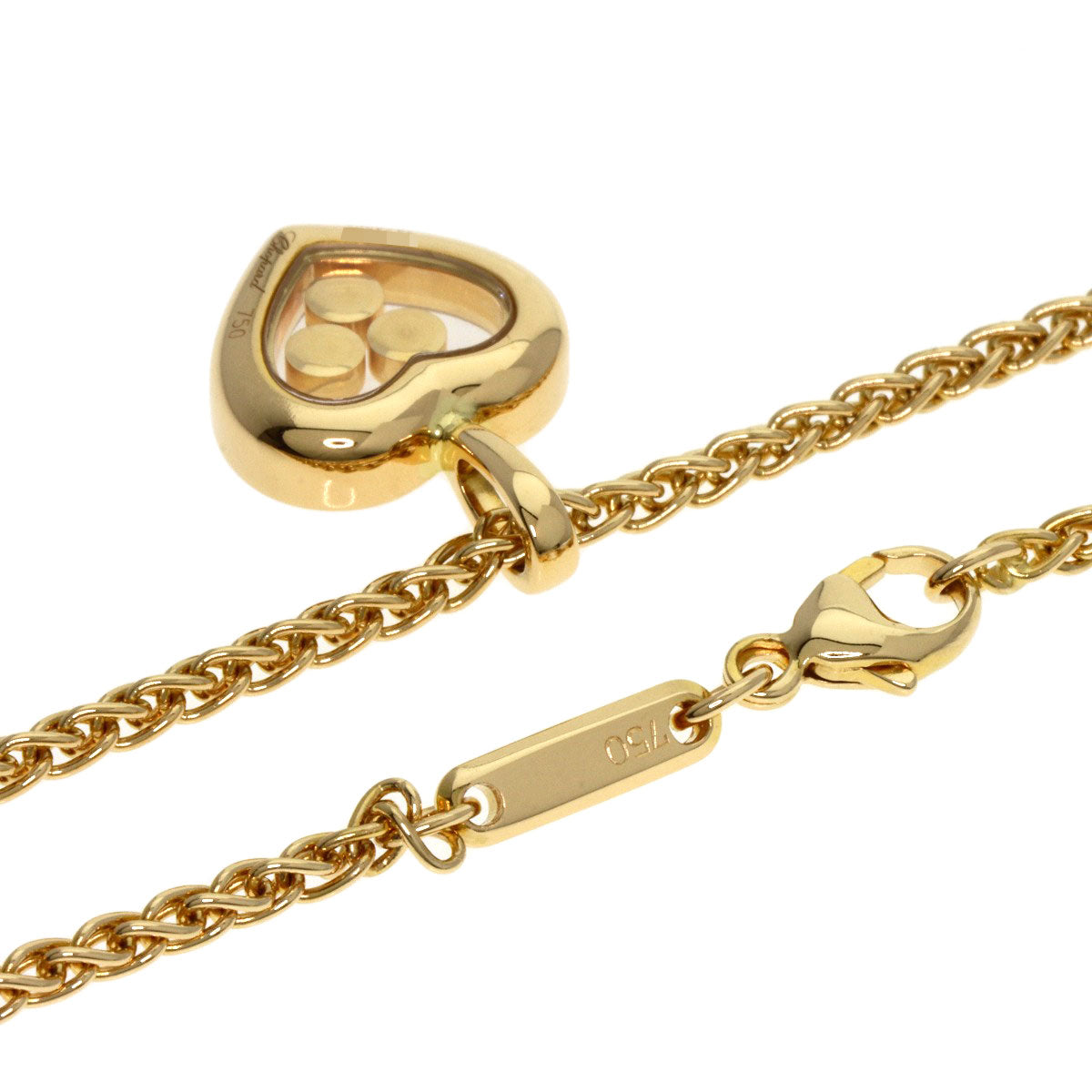 Chopard   Happy diamond 79/4502 Necklace  K18 Yellow Gold Ladies [Used]