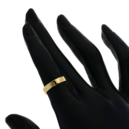 CARTIER mini love ring #47 Ring K18 Yellow Gold Ladies [Used]