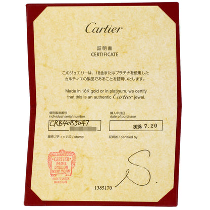 CARTIER mini love ring #47 Ring K18 Yellow Gold Ladies [Used]