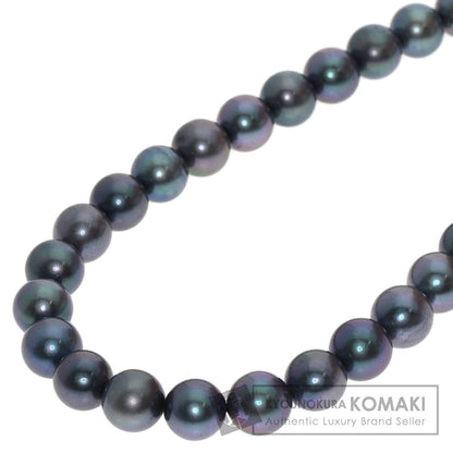 Akoya Gray Pearl Necklace Silver  32.9g�@Ladies