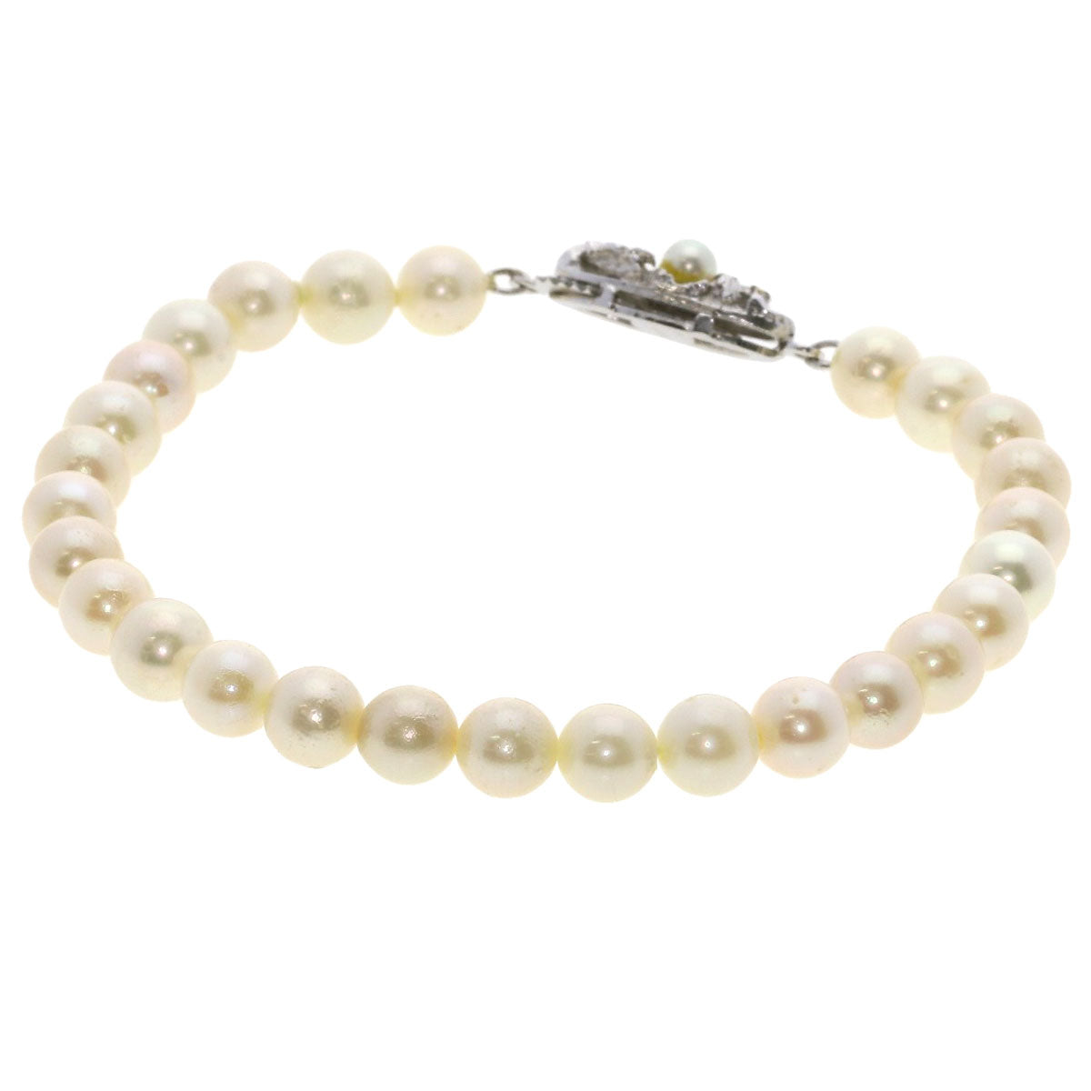 Akoya pearl Pearl Bracelet Silver 13.4g　Ladies