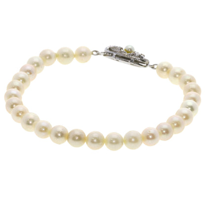 Akoya pearl Pearl Bracelet Silver 13.4g　Ladies