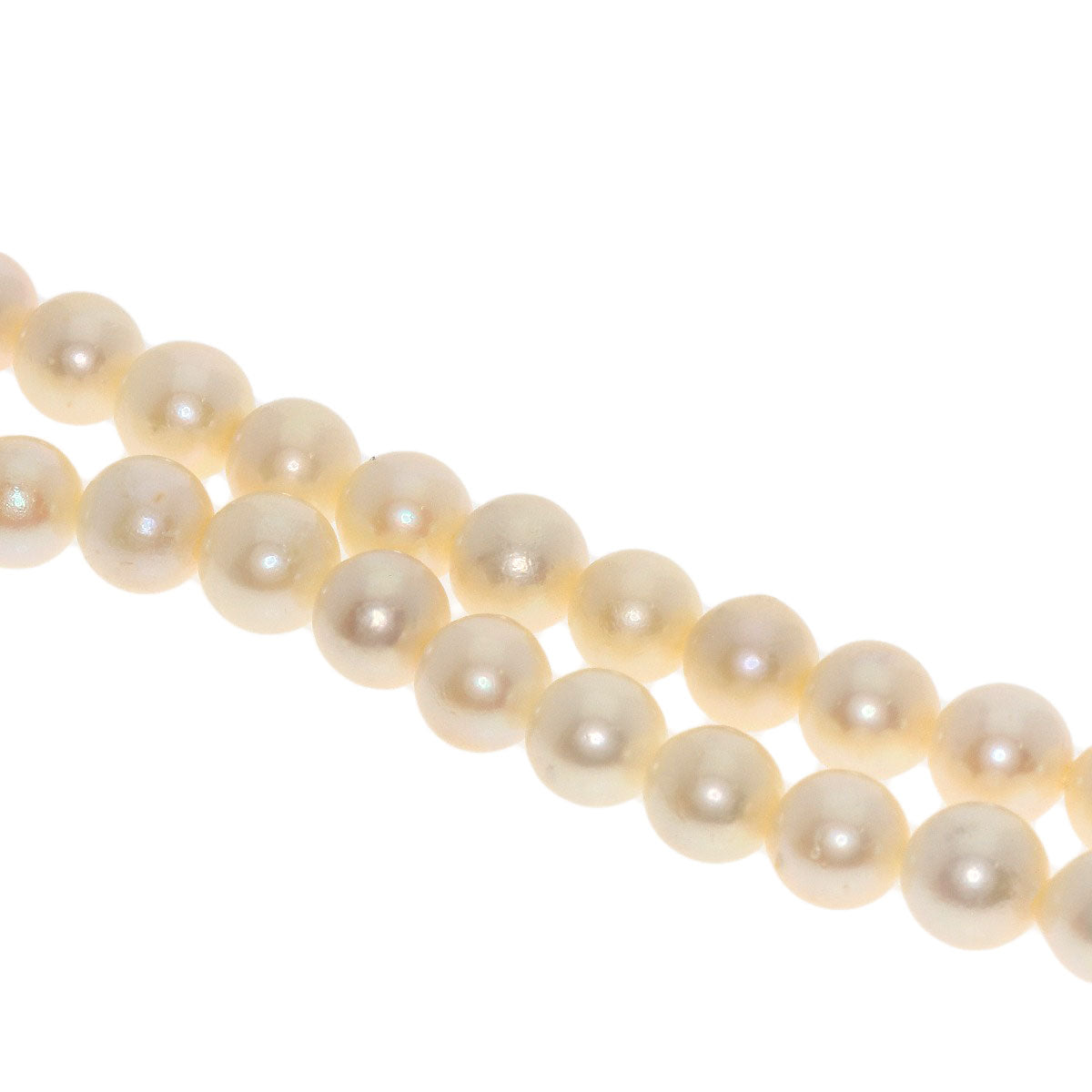 Akoya pearl Pearl Necklace Silver  29.1g�@Ladies