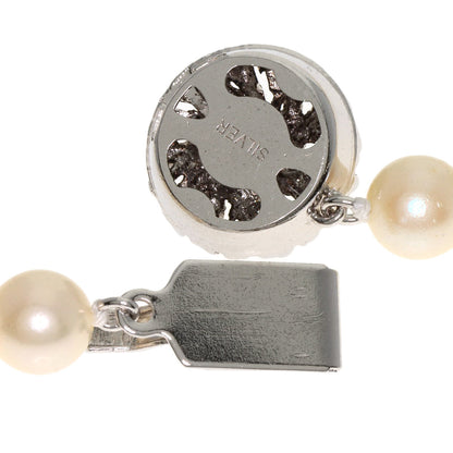 Akoya pearl Pearl Necklace Silver  29.1g�@Ladies