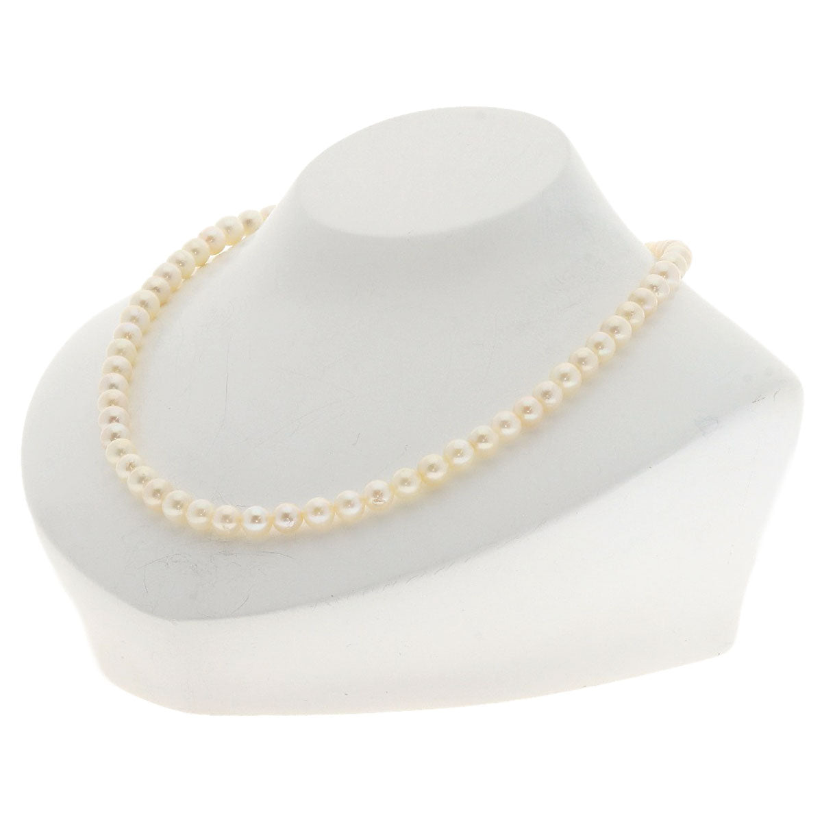 Akoya pearl Pearl Necklace Silver  29.1g�@Ladies