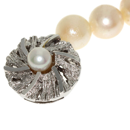 Akoya pearl Pearl Necklace Silver  29.1g�@Ladies