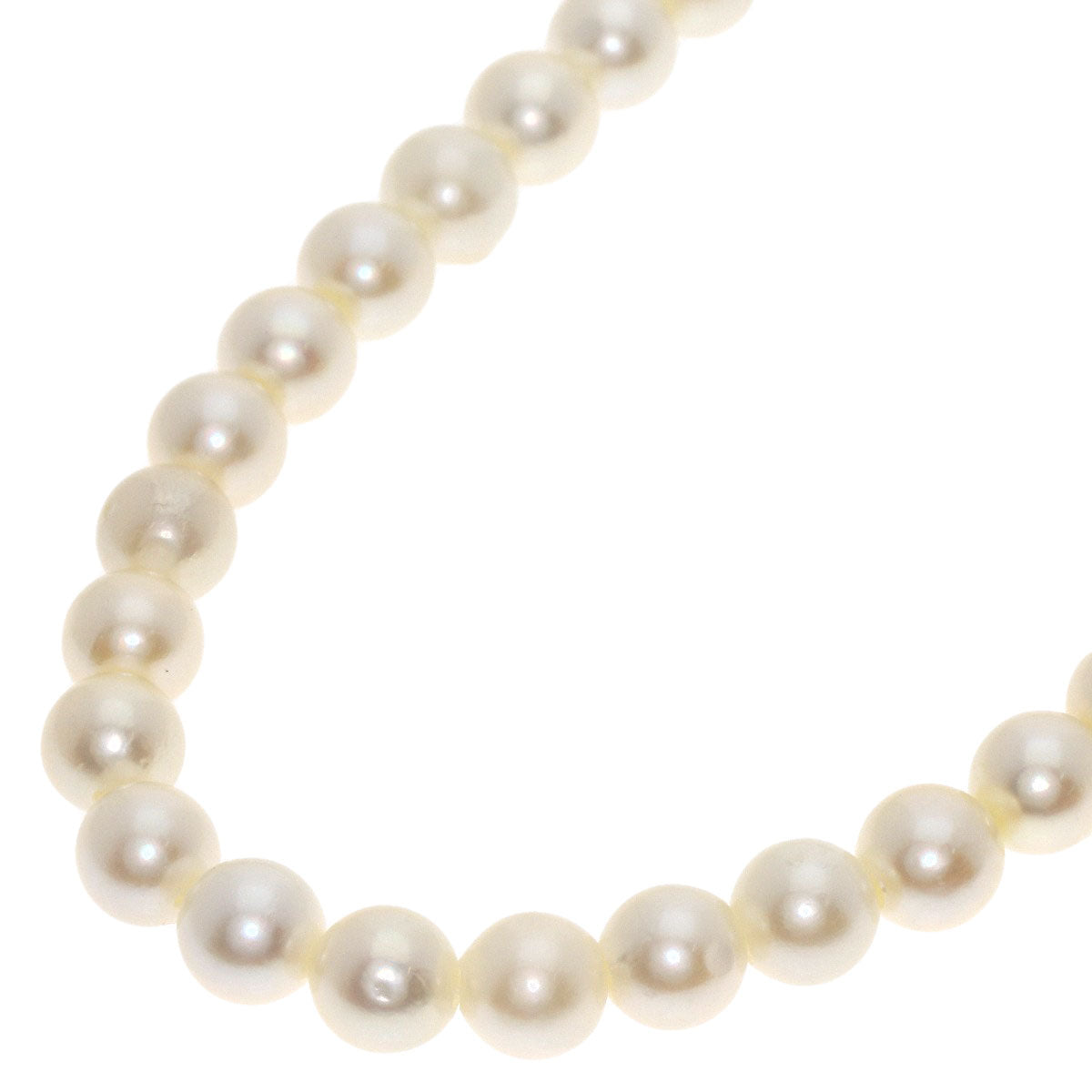 Akoya pearl Pearl Necklace Silver 24.6g　Ladies