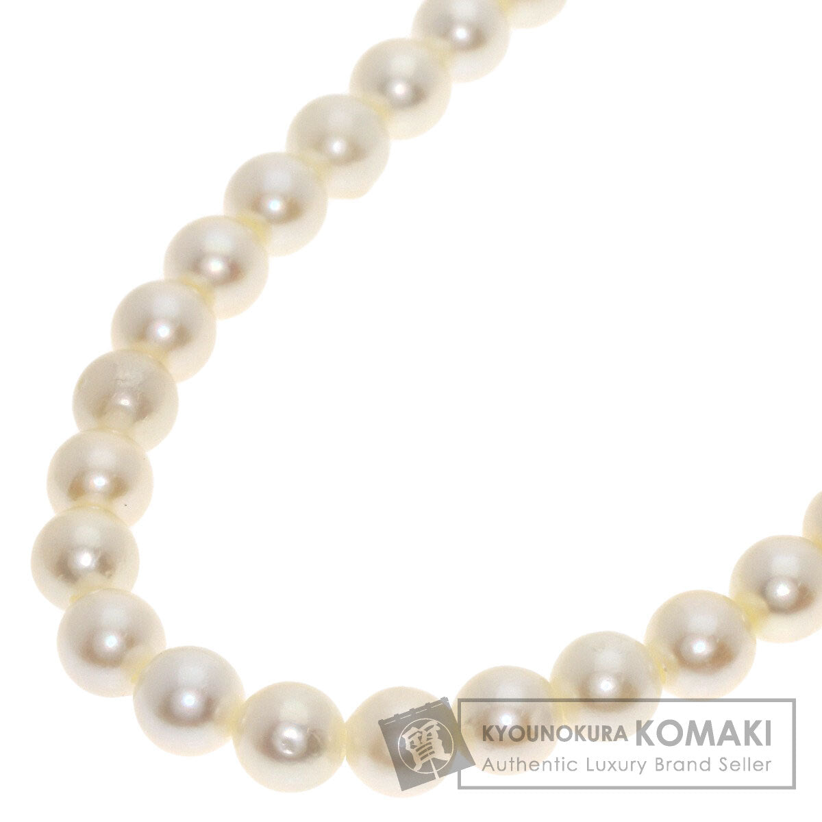Akoya pearl Pearl Necklace Silver 24.6g　Ladies