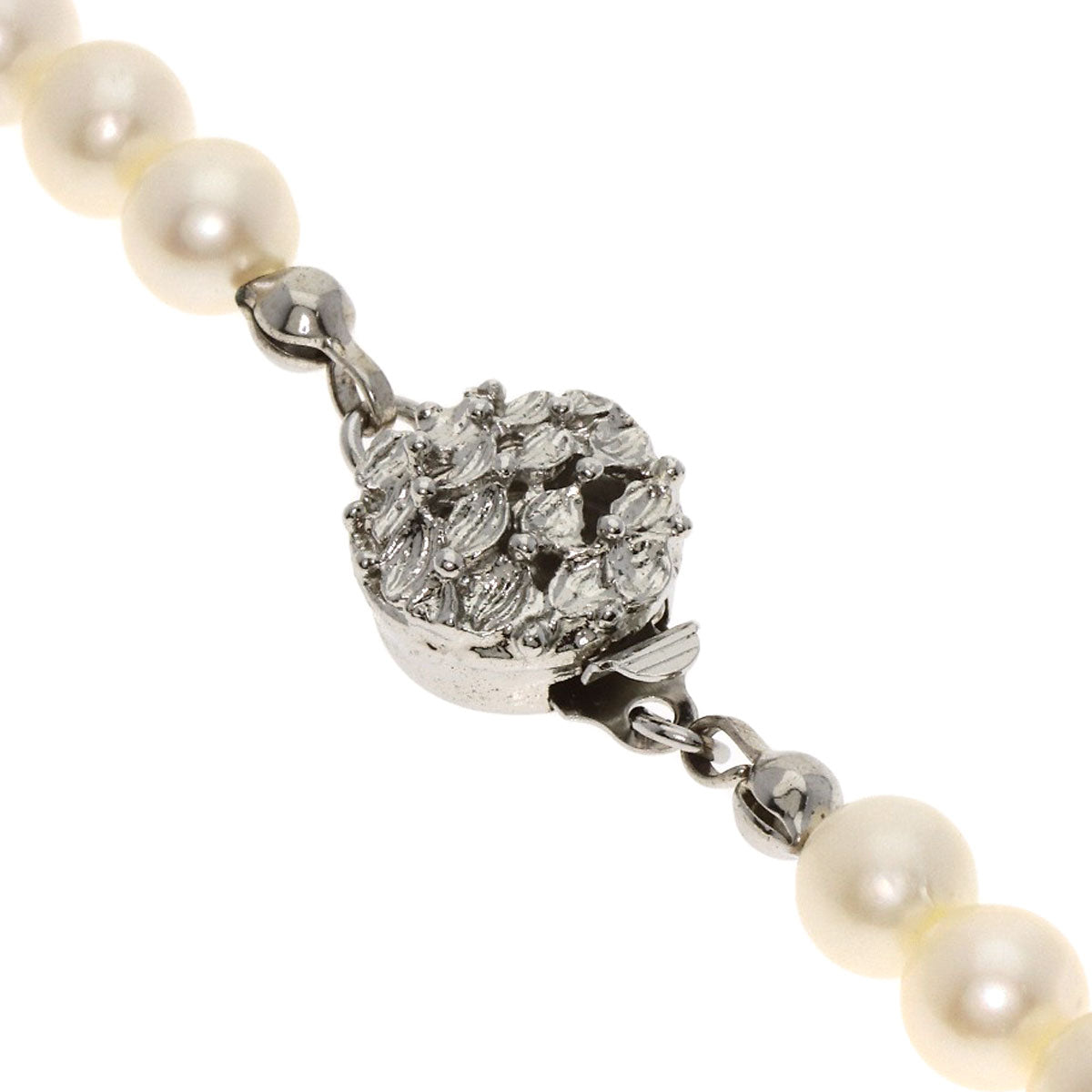 Akoya pearl Pearl Necklace Silver 24.6g　Ladies