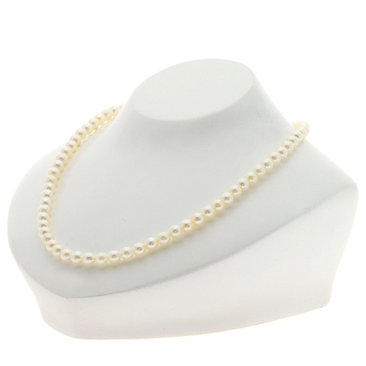 Akoya pearl Pearl Necklace Silver 24.6g　Ladies