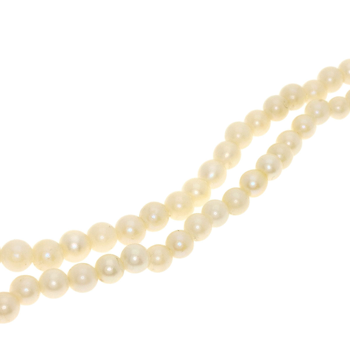 Akoya pearl Pearl gradation Necklace Silver 14.4g　Ladies