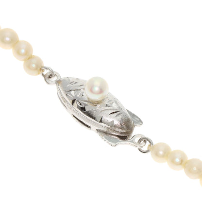 Akoya pearl Pearl gradation Necklace Silver 14.4g　Ladies
