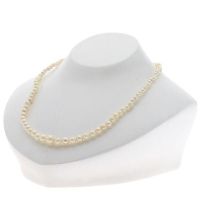 Akoya pearl Pearl gradation Necklace Silver 14.4g　Ladies