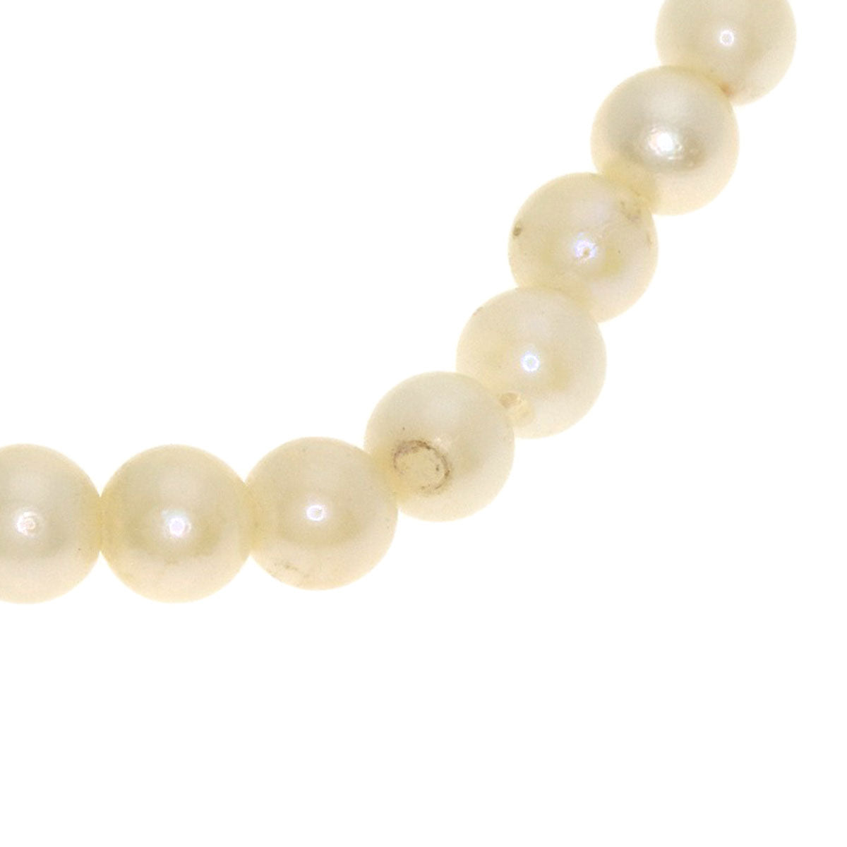 Akoya pearl Pearl gradation Necklace Silver 14.4g　Ladies