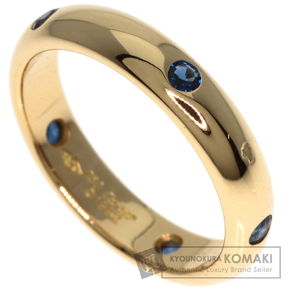 CARTIER Stella Sapphire #52 Ring K18 Yellow Gold Ladies [Used]