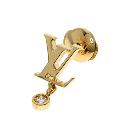 LOUIS VUITTON Ldylle Blossom 1P Diamond One Piece Only earring K18 Yellow Gold Ladies [Used]
