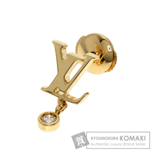 LOUIS VUITTON Ldylle Blossom 1P Diamond One Piece Only earring K18 Yellow Gold Ladies [Used]