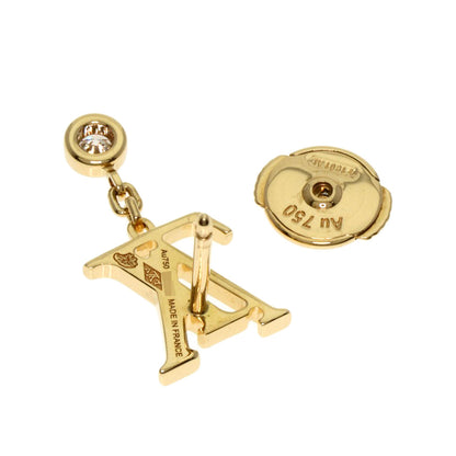 LOUIS VUITTON Ldylle Blossom 1P Diamond One Piece Only earring K18 Yellow Gold Ladies [Used]