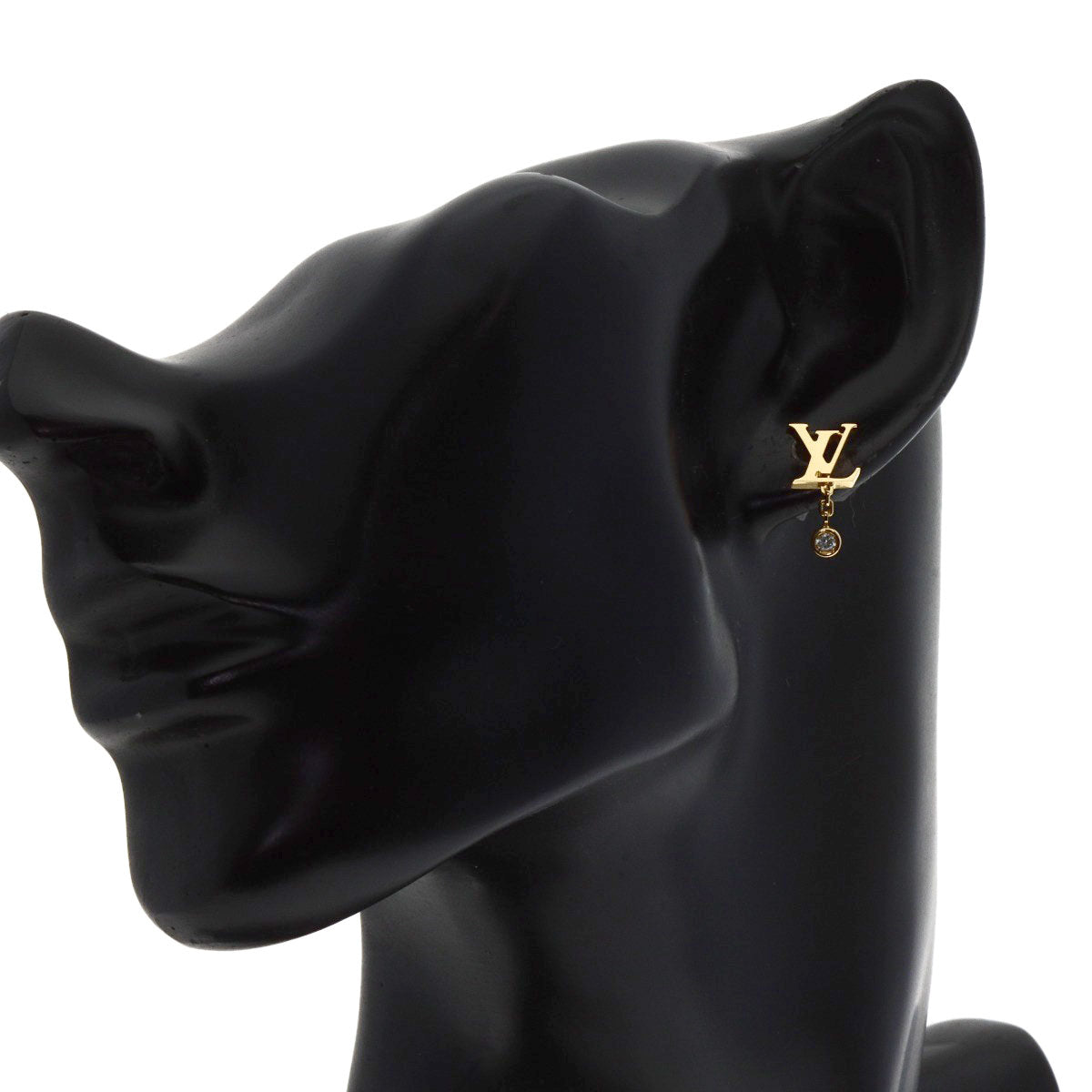 LOUIS VUITTON Ldylle Blossom 1P Diamond One Piece Only earring K18 Yellow Gold Ladies [Used]