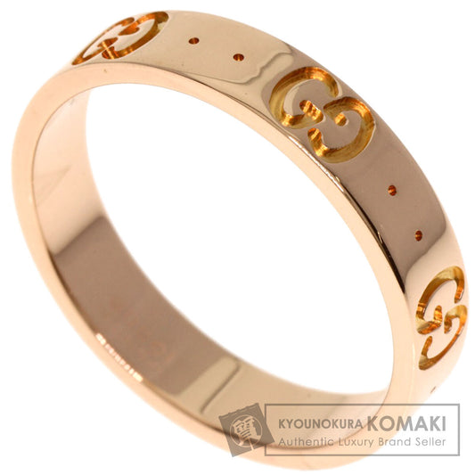 GUCCI Icon ring # 13 Ring K18 Pink Gold Ladies [Used]