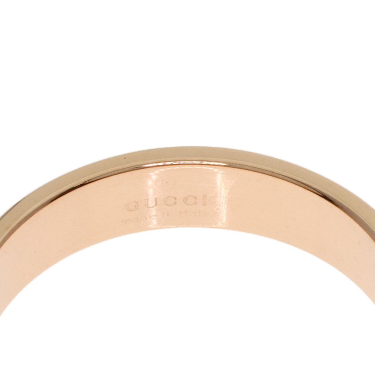 GUCCI Icon ring # 13 Ring K18 Pink Gold Ladies [Used]