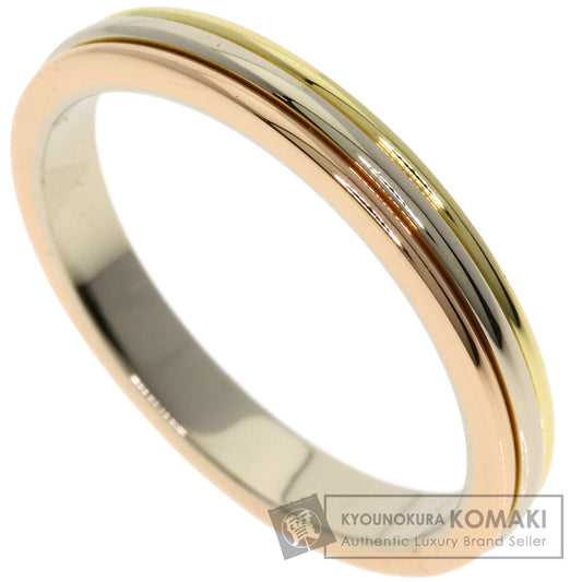 CARTIER   Three colors #55 Ring  K18 Yellow Gold 18K Pink GoldLadies [Used]